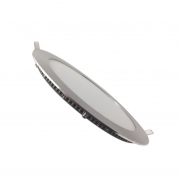 Faretto LED 18w da incasso diametro 22cm rotondo argento F.I.205-210mm